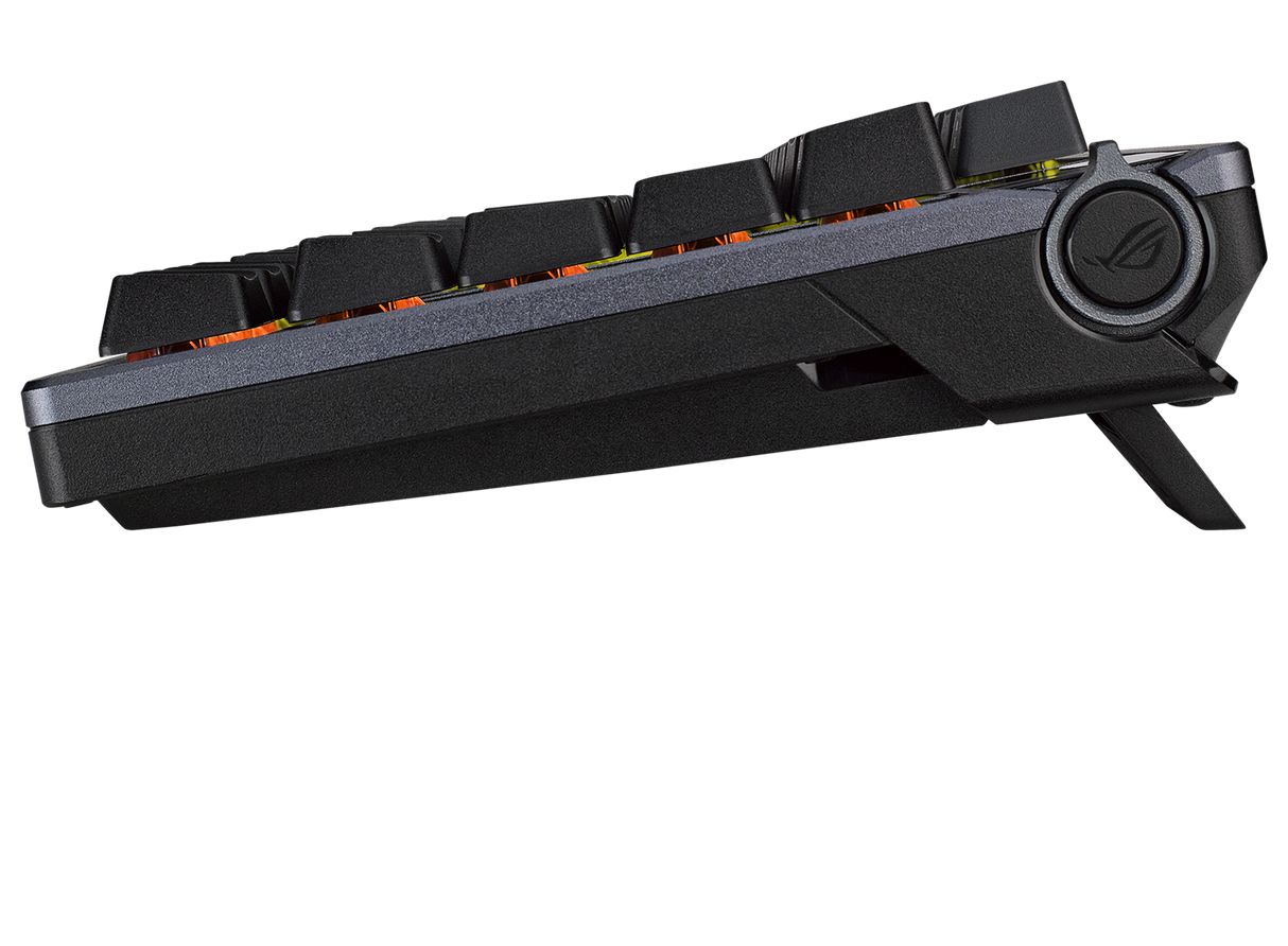 ASUS ROG AZOTH 75 % kabellose DIY-RGB-Gaming-Tastatur, rote NX-Schalter, OLED-Display, PBT-Taste