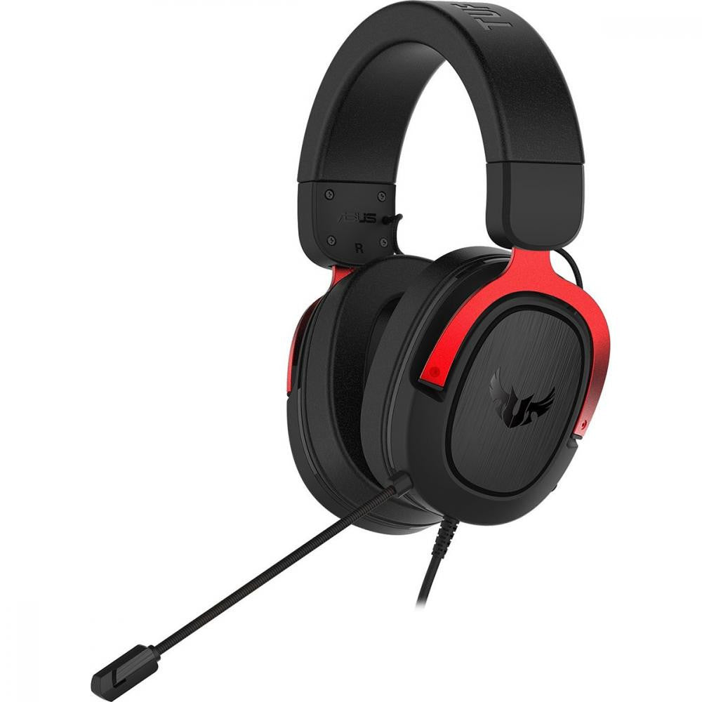 ASUS TUF H3 Gaming-Headset für PC, MAC, PS4 – Rot