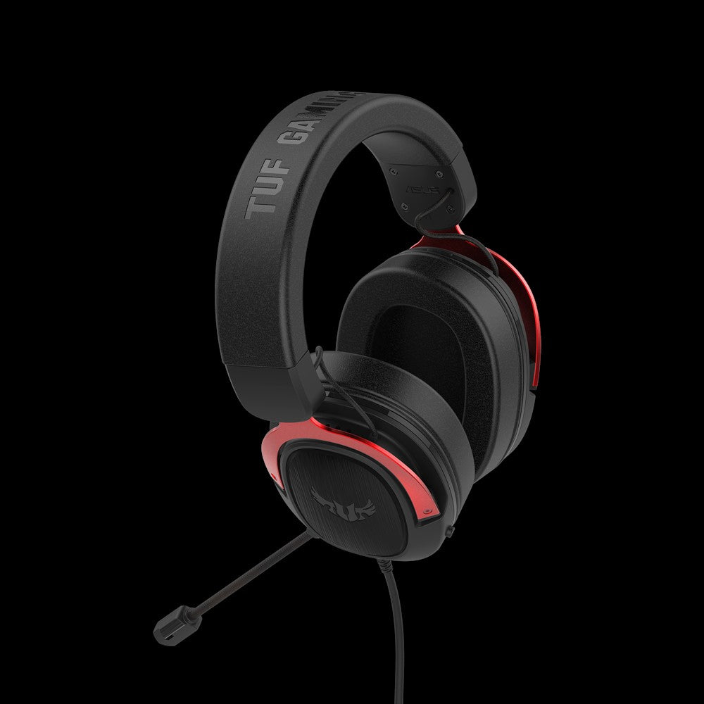 ASUS TUF H3 Gaming-Headset für PC, MAC, PS4 – Rot