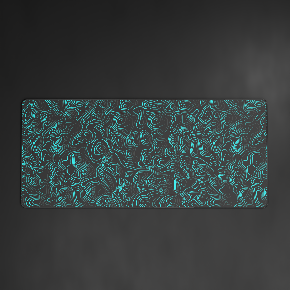 Mighty Setup – Evil Topographic Türkisfarbenes Mauspad 90 x 40 cm