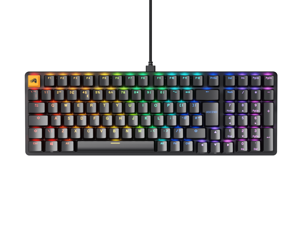 Glorious GMMK 2 Full-Size 96% - Fox switch, NO-Layout - Sort Glorious