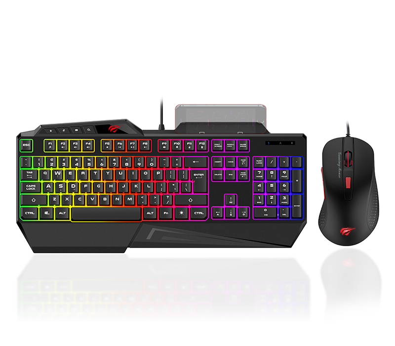 Havit Tastatur og Mus - Gamerpakke RGB Havit