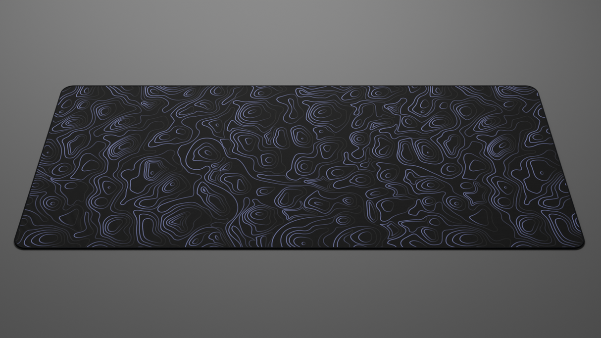 Mighty Setup – Evil Topographic Midnight Mauspad 90 x 40 cm