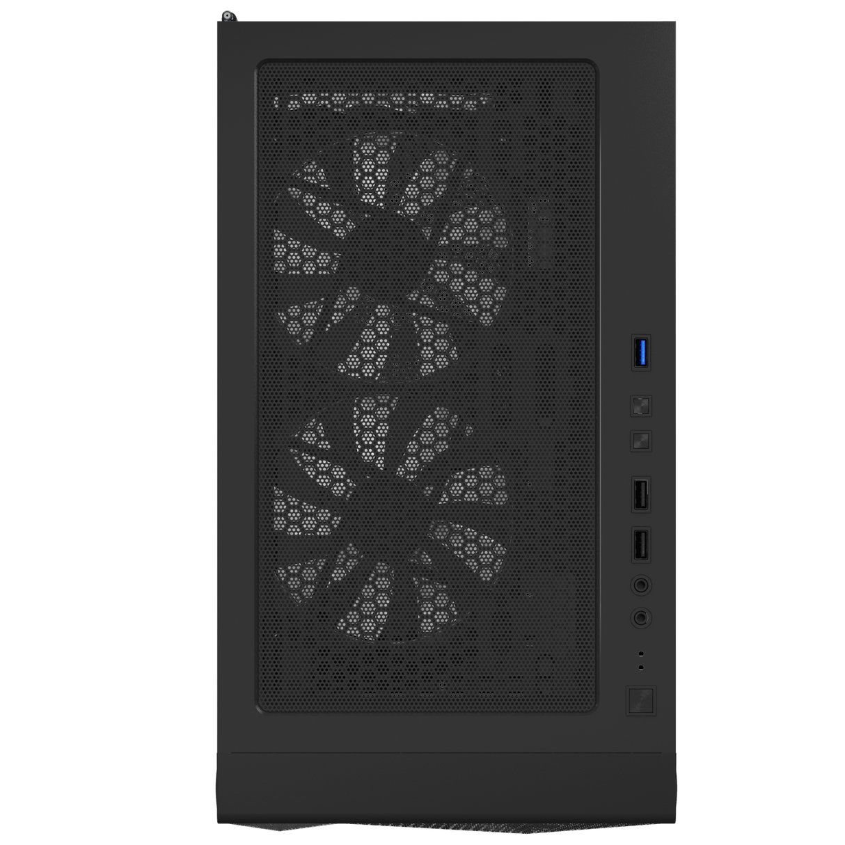 Montech X3 Mesh Black – 3x 140 mm statische RGB-Lüfter + 3x 120 mm statische RGB-Lüfter, seitlich schwenkbares gehärtetes Glas