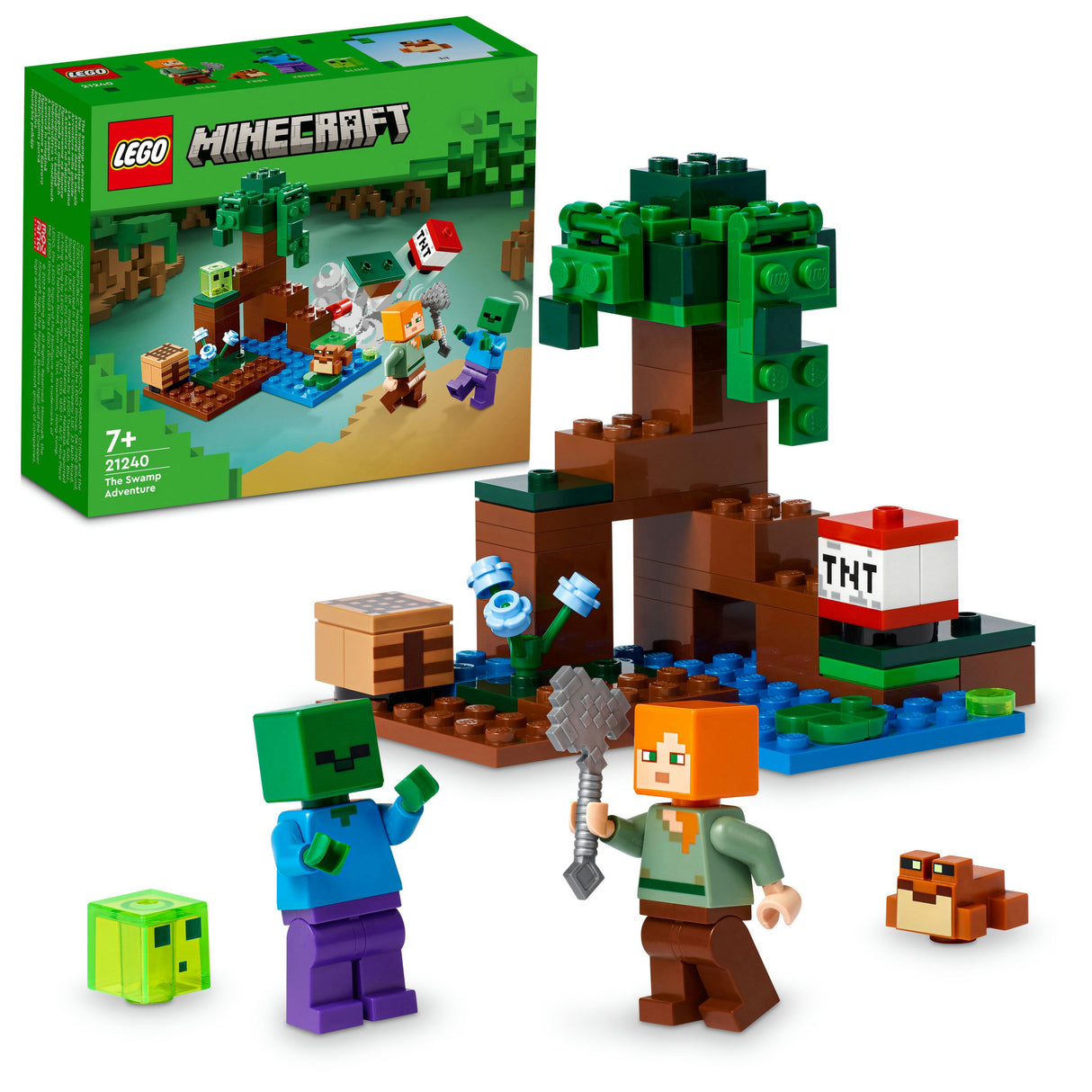 LEGO Minecraft 21240 Das Sumpfabenteuer
