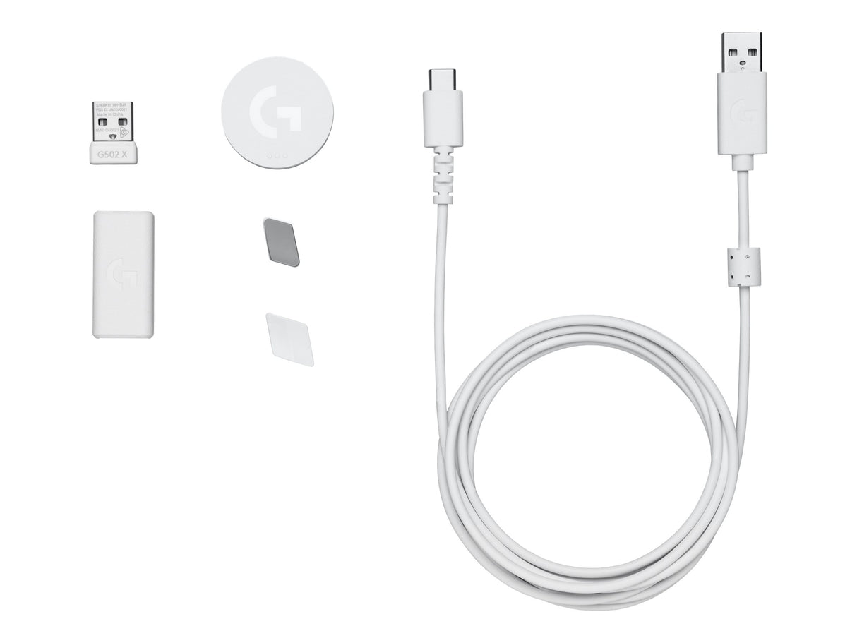 Logitech G G502 X LIGHTSPEED Optical Wireless Weiß