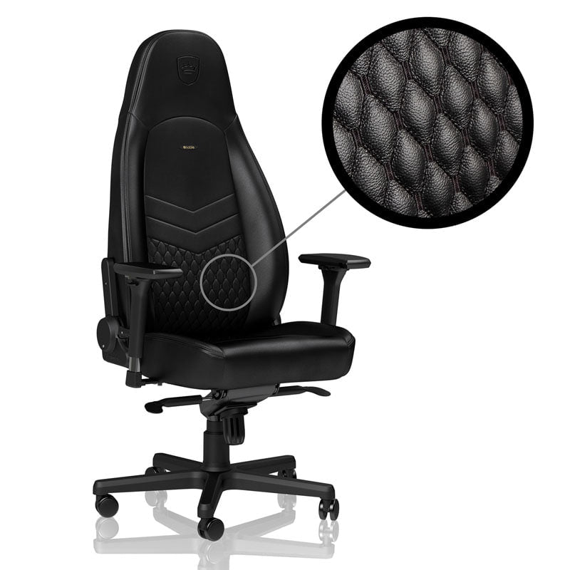 noblechairs ICON Real Leather Black/Black noblechairs