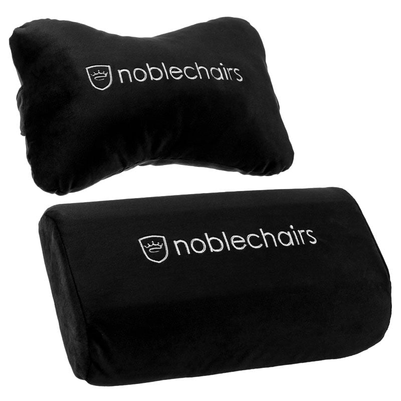 noblechairs Pillow Set EPIC/ICON/HERO Black/White noblechairs
