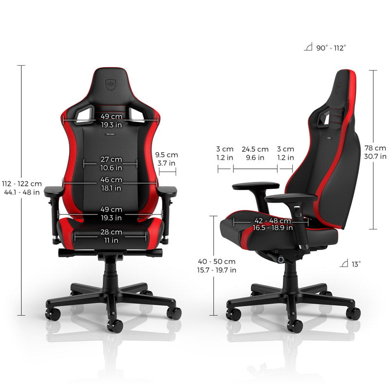 noblechairs EPIC Compact Black/Carbon/Red noblechairs