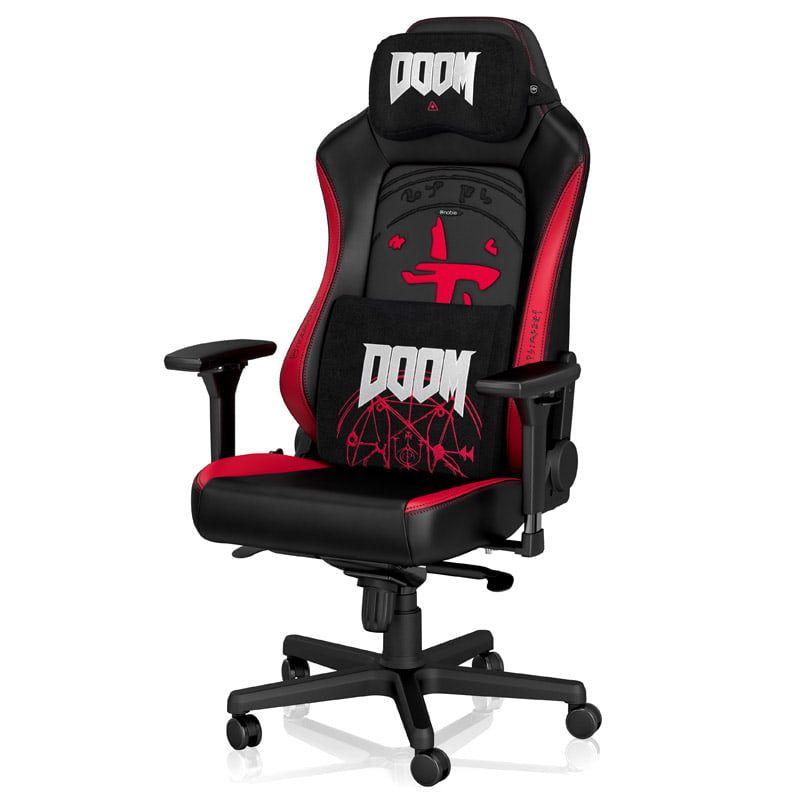 noblechairs Memory Foam Pillow Set DOOM Edition noblechairs
