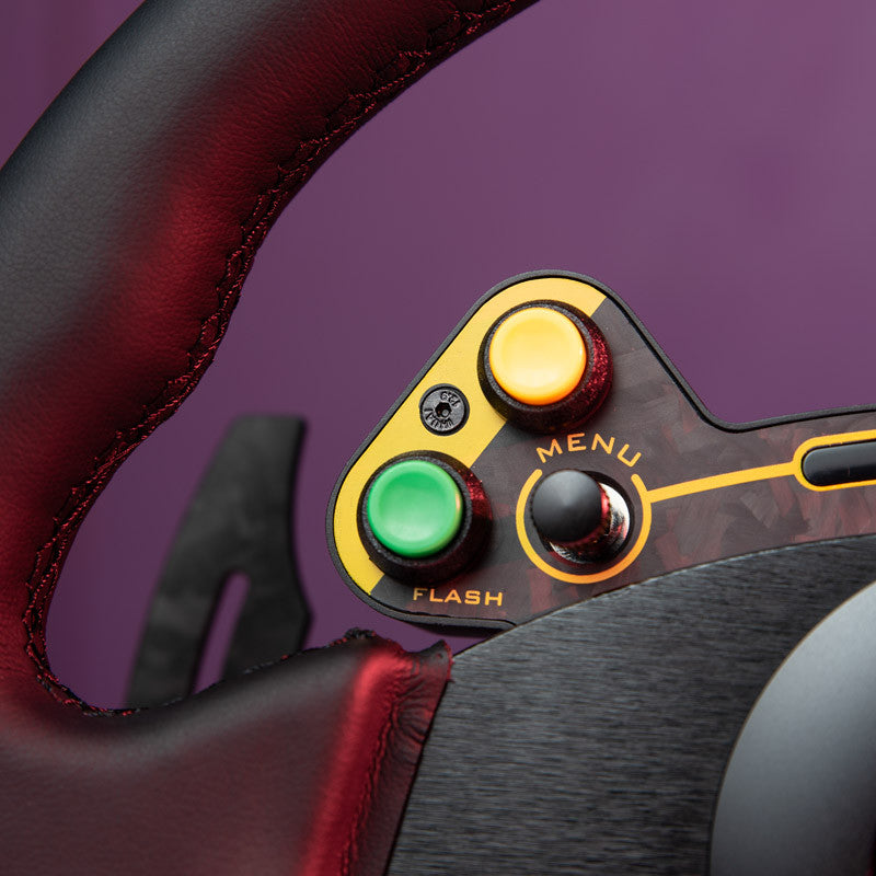 MOZA RS Steering Wheel Round Leather version Moza Racing