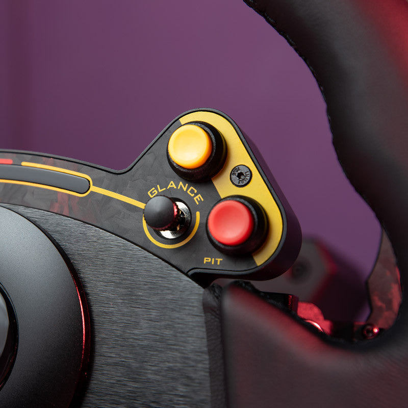 MOZA RS Steering Wheel D-shape Leather version Moza Racing