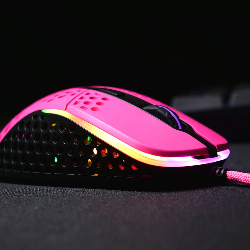 Xtrfy M4 RGB, Gaming Mouse, Pink Xtrfy