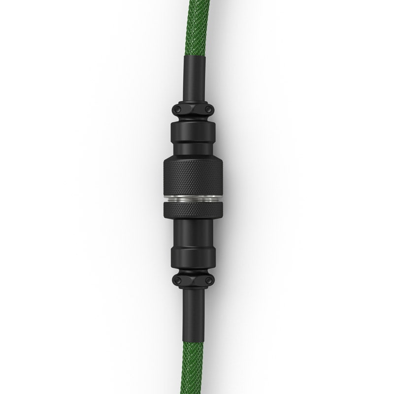Glorious Coil Cable - Forest green Glorious