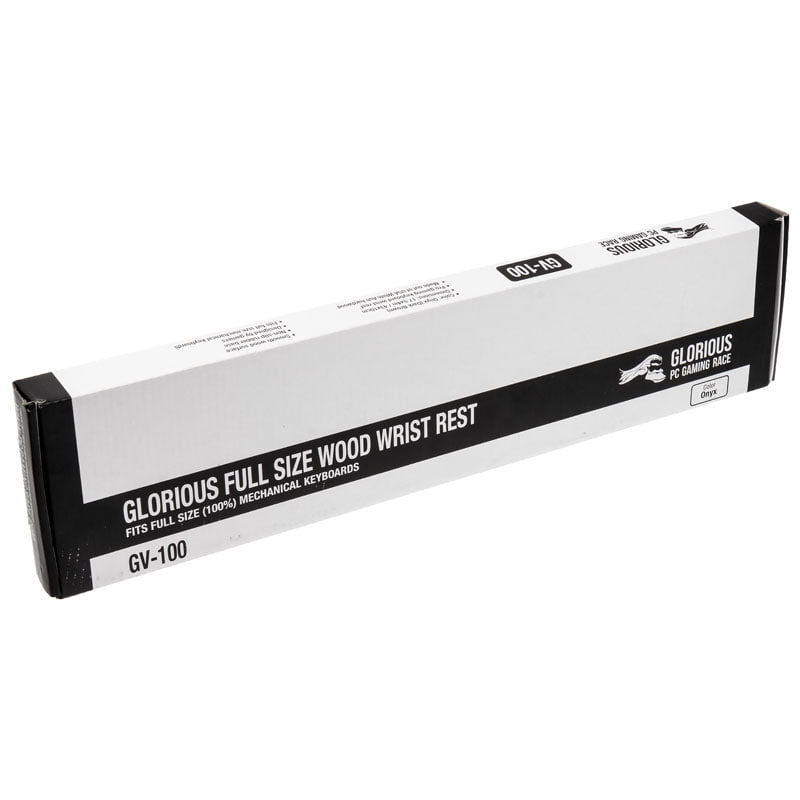 Glorious - Wooden Keyboard Wrist Pad - Full Size, Onyx Glorious