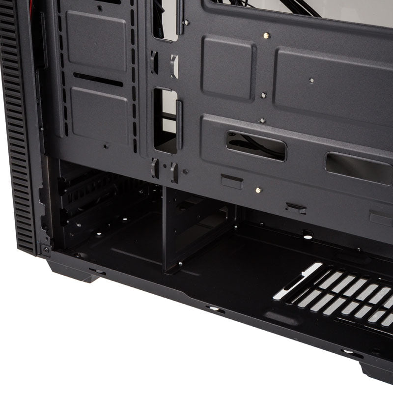 Kolink Stronghold Midi-Tower, Tempered Glass - Black Window Kolink