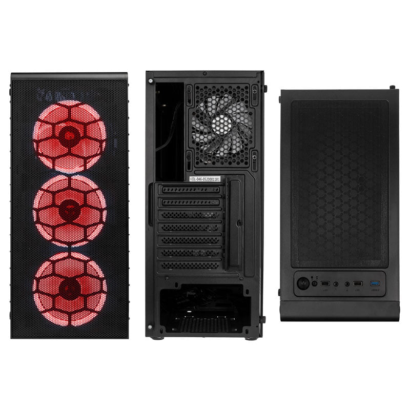 Kolink Observatory Lite Mesh RGB Midi-Tower - Black Kolink