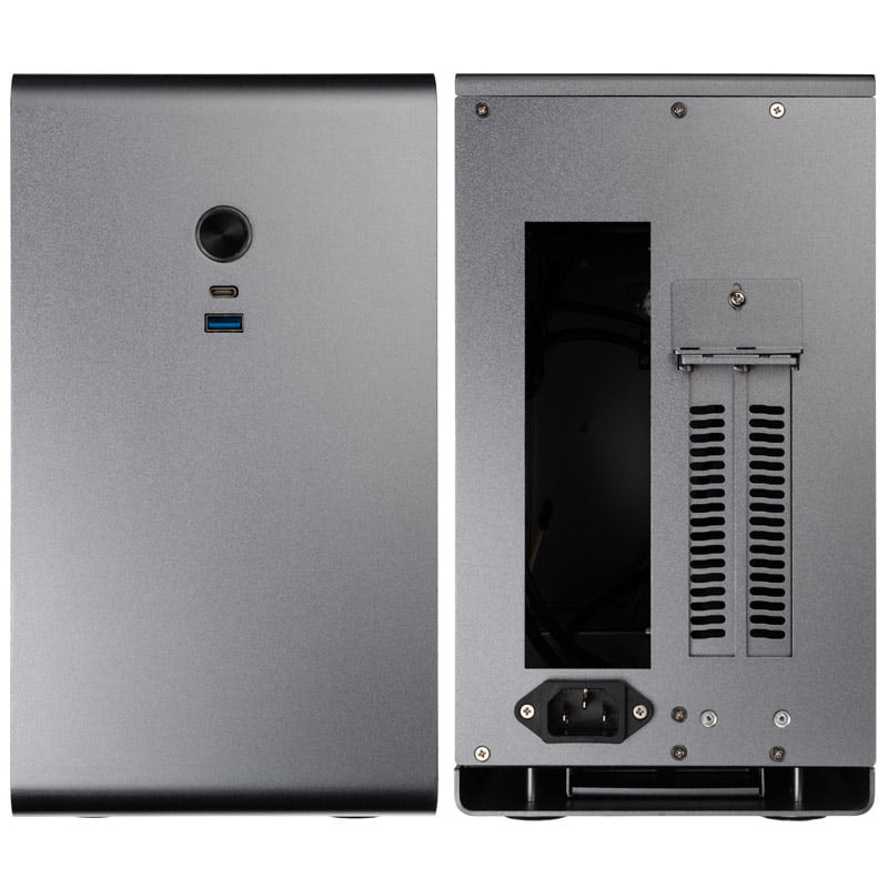 Kolink Rocket V2 Aluminium Mini-ITX Case - Titanium Grey Kolink