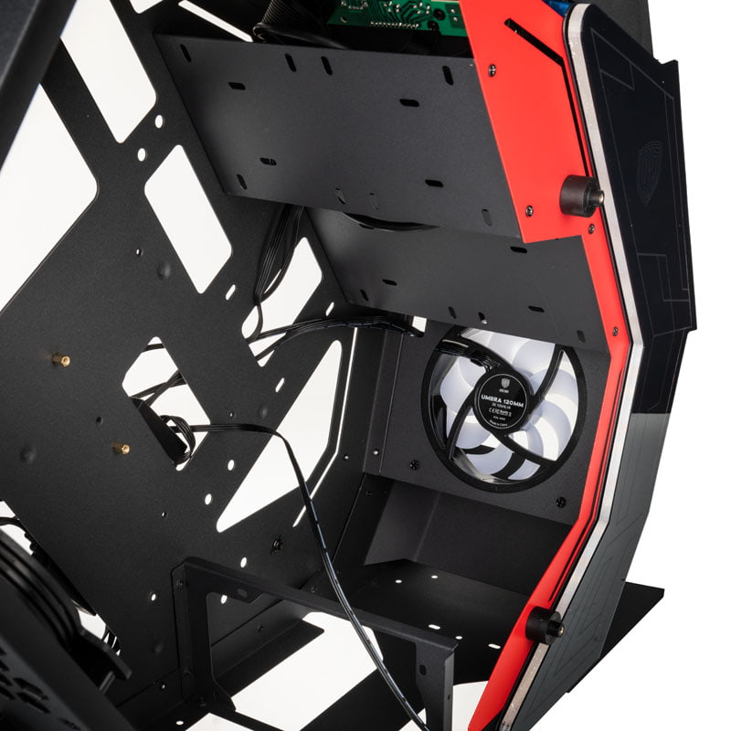 Kolink Big Chungus Hench Edition Midi Tower ARGB Showcase - Black Kolink