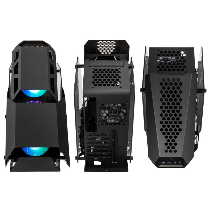 Kolink Big Chungus Shredded Edition Midi Tower ARGB Showcase - Black Kolink