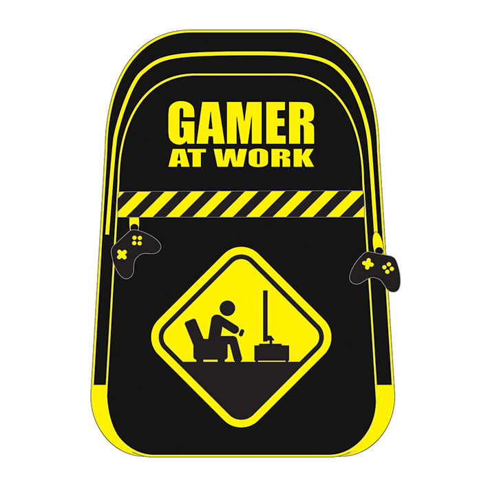 Gamer bei der Arbeit – Rucksack