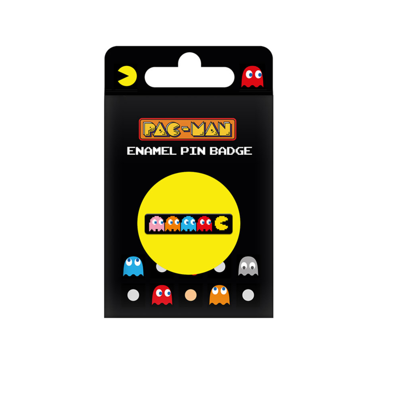 Pac-Man-Geister-Emaille-Anstecknadel