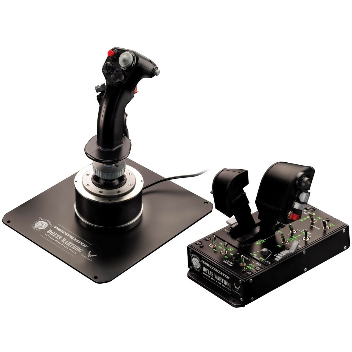 Thrustmaster HOTAS Warthog Joystick und Gaspedal