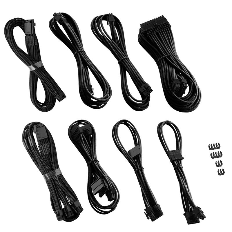 CableMod RT-Series Pro ModMesh 12VHPWR Dual-Kabel-Kit für ASUS/Seasonic – schwarz
