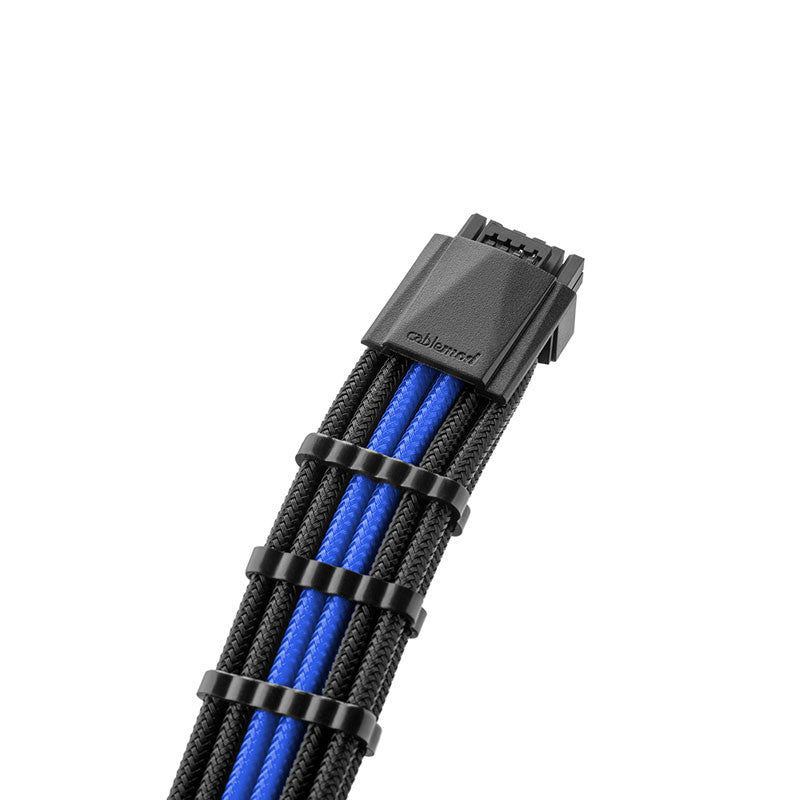 CableMod RT-Series Pro ModMesh 12VHPWR auf 3x PCI-e Kabel für ASUS/Seasonic – 60 cm, schwarz/blau