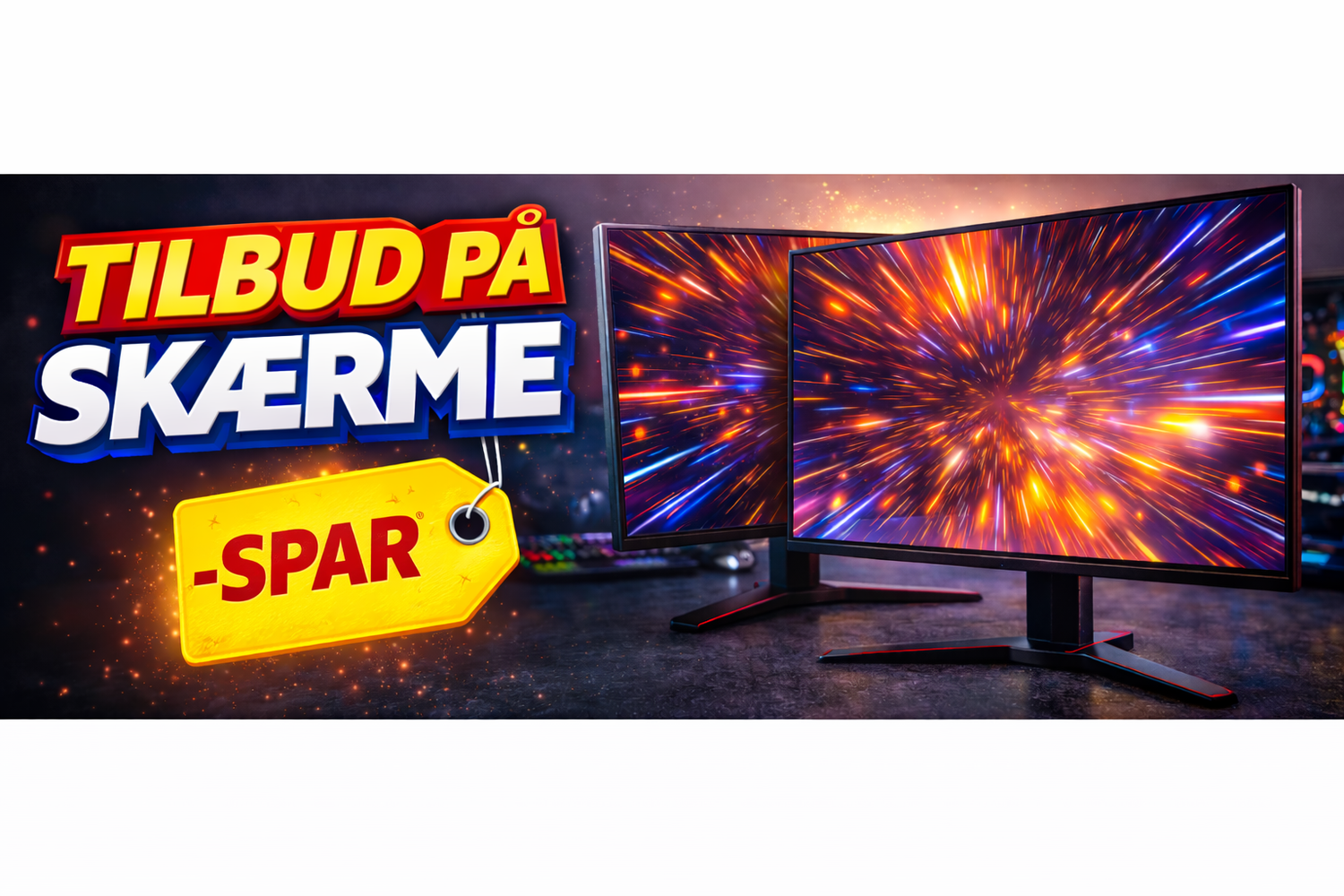 Tilbud på skærme