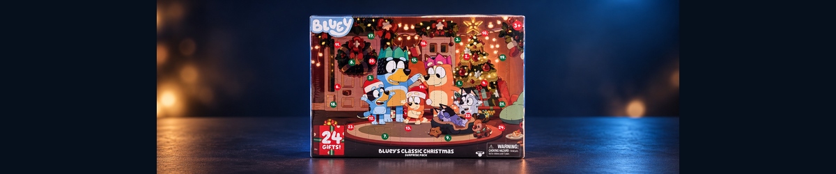 Bluey Classic Christmas julekalender – 24 låger