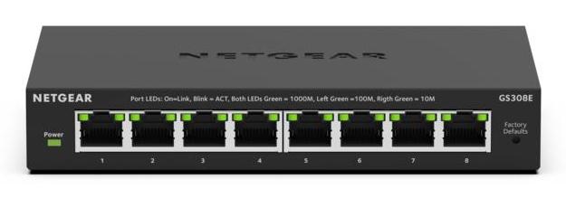 Netgear 8PT GIGABIT PLUS SWITCH (GS308E) Netgear International Limited