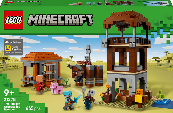 LEGO - Minecraft - Der Plünderer-Außenposten und der Verwüster (21278)