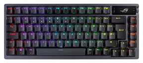 ASUS M701 ROG AZOTH/NXRD/FR – taster og arbejdsflade set ovenfra; tastaturlayout illustrativt