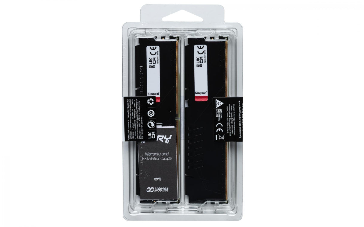 Kingston FURY Beast DDR5 SDRAM 64GB kit 6000MHz CL30  On-die ECC DIMM 288-PIN Kingston Technology