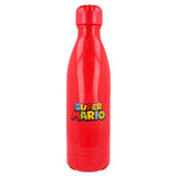 Super Mario - Plastik Vandflaske - Rød - 660 ML