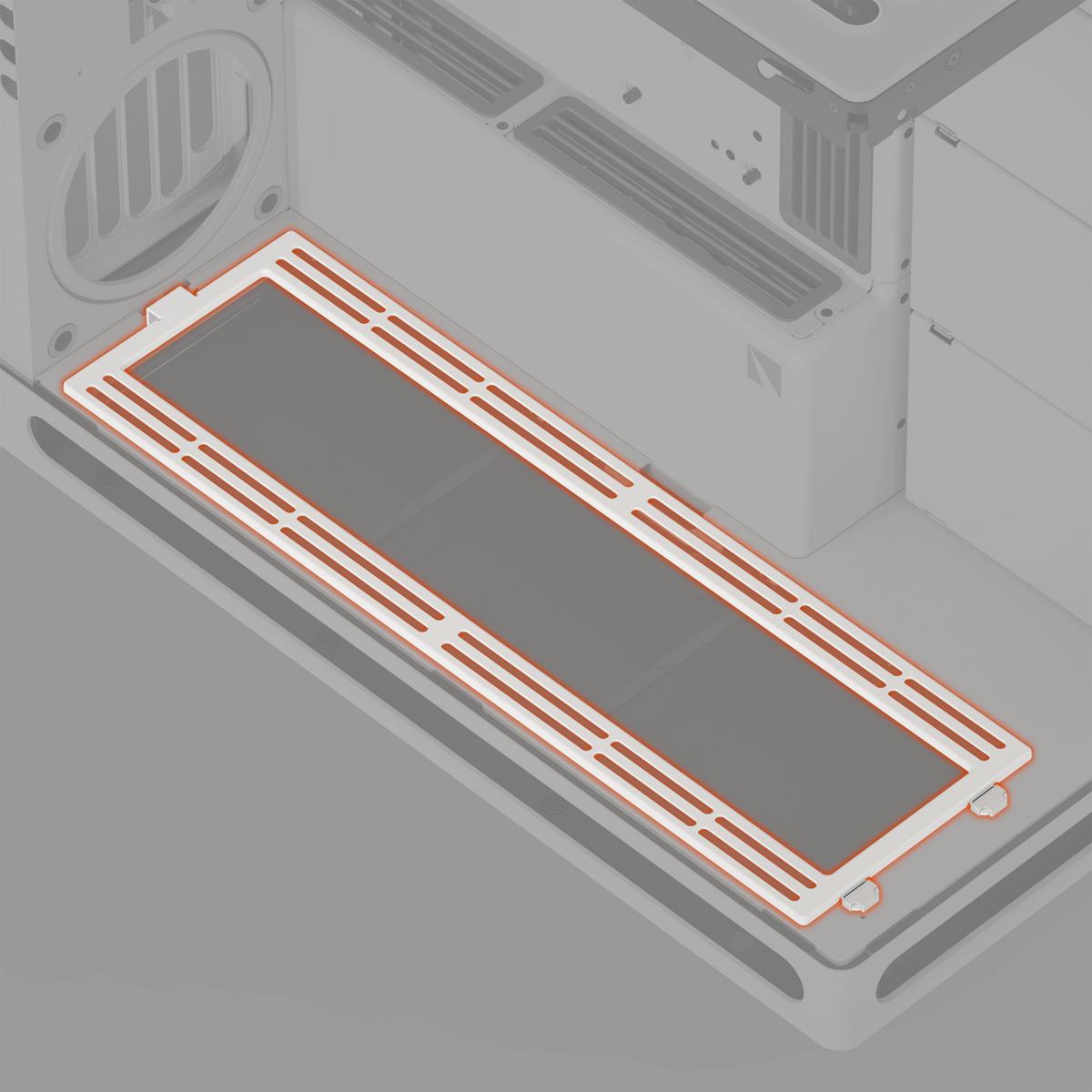 HAVN HS 420 Lower Fan Bracket - White HAVN
