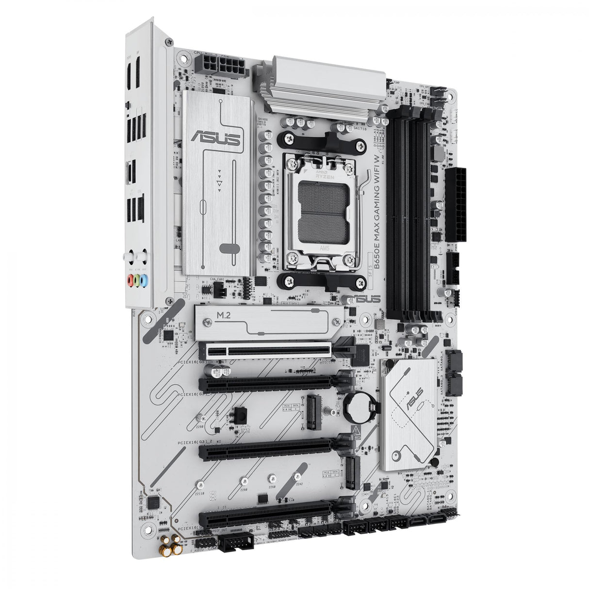 ASUS B650E MAX GAMING WIFI WHITE (ATX, B650, AM5, DDR5) ASUS