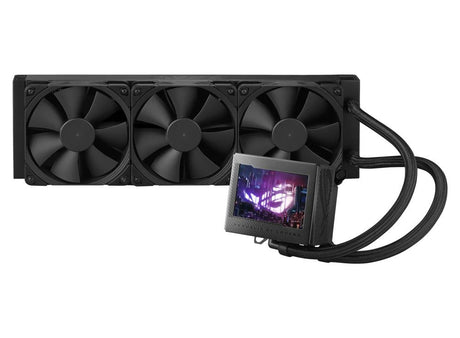 ASUS ROG RYUJIN III 360 AiO CPU Liquid Cooler w. 3.5" LCD, 3x Noctua iPPC 2000 PWM 120mm (AM5 comp.) ASUS