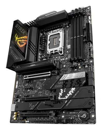 ASUS ROG STRIX Z890-H GAMING WIFI set skråt fra siden