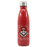 Super Mario - Metal Flaske - Rød - 780 ML