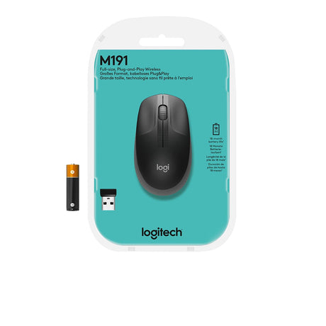 Logitech - M190 Full-size Wireless Mouse