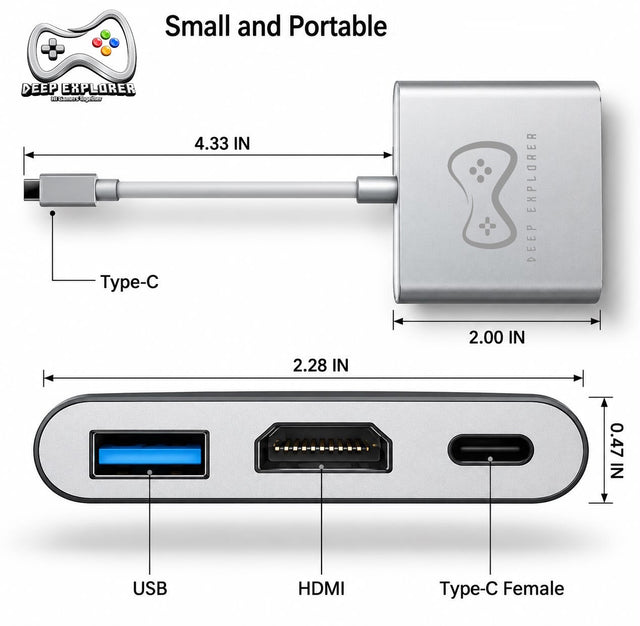 Deep Explorer - TV Dock Station Pro (Multi Compatible) – produktbillede