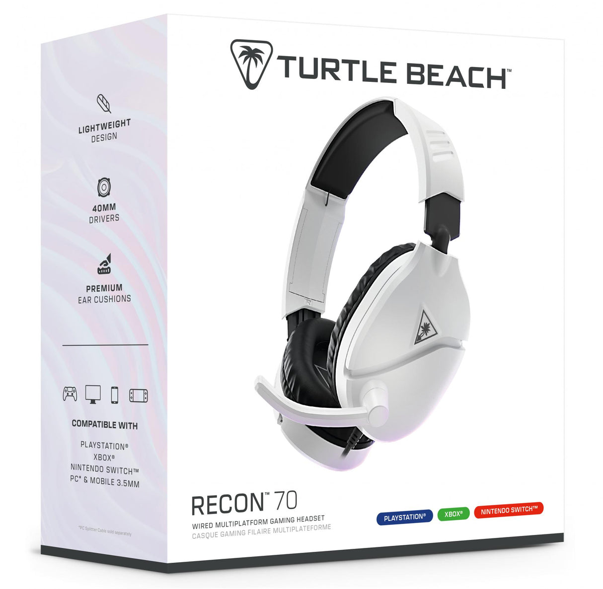 Turtle Beach Recon 70 Kablet Headset - 2024 Multi platform - Hvid