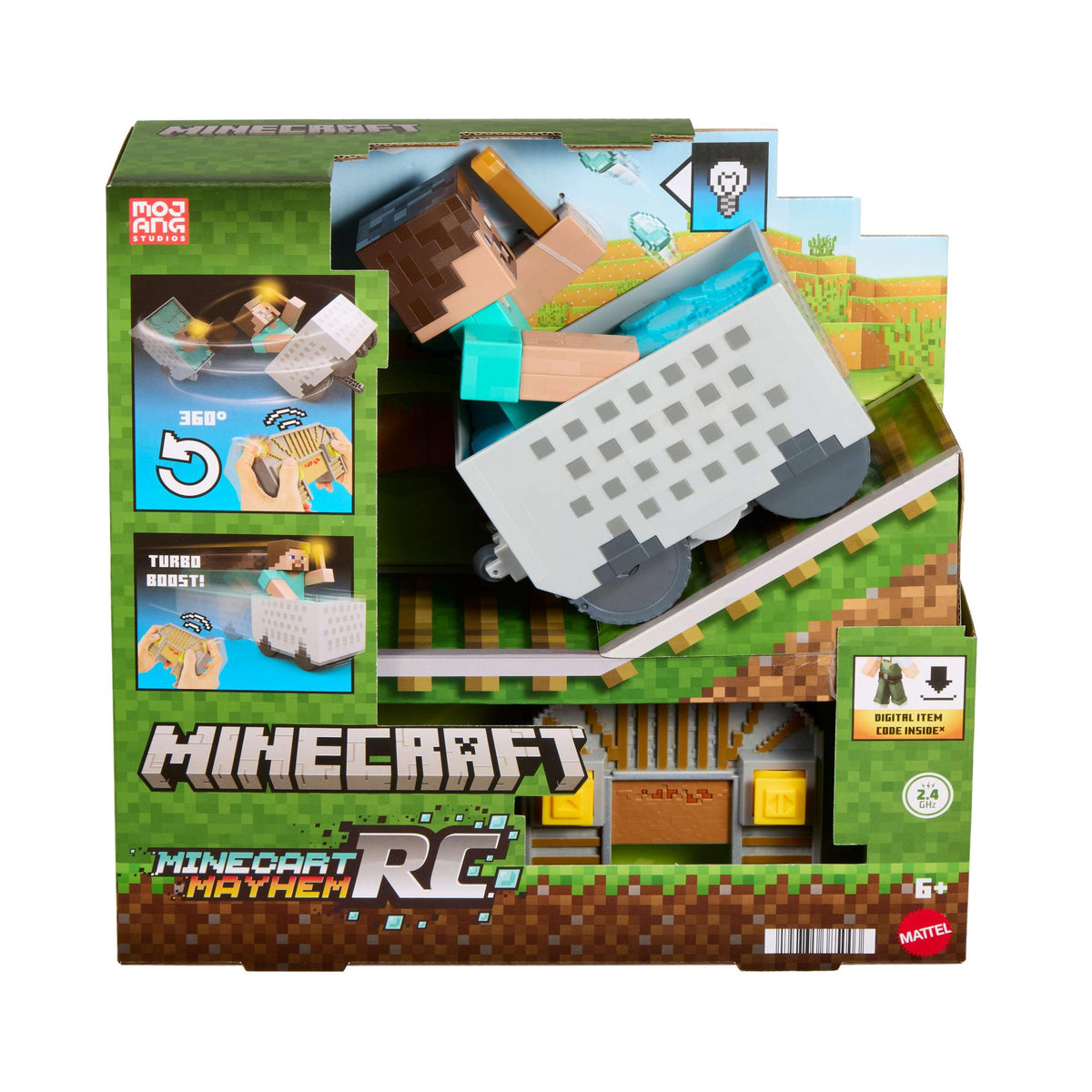 Minecraft - RC Steve with Minecart (JMT40) Minecraft