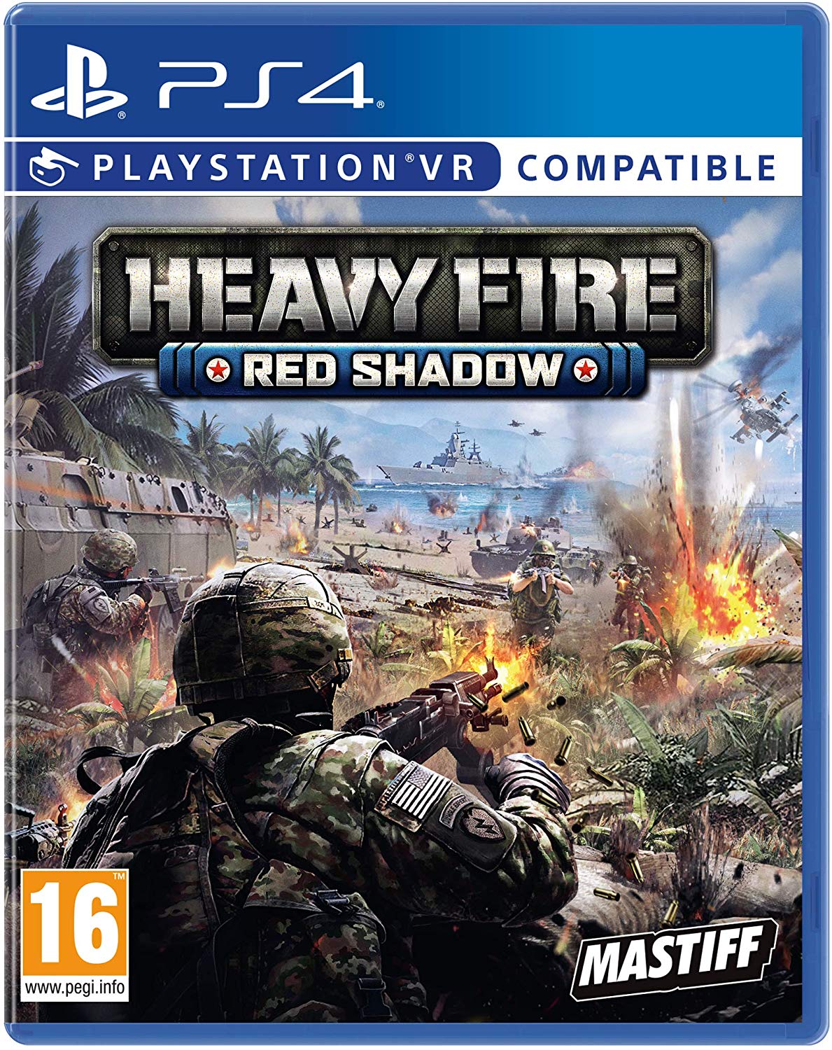 Heavy Fire: Red Shadow (Import) – PlayStation 4 – spilomslag