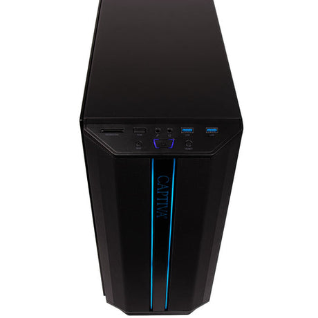 Captiva Advanced Gaming R98-206 – Ryzen 7/32 GB/1 TB/RTX 5060 – kabinettets top med tilslutninger