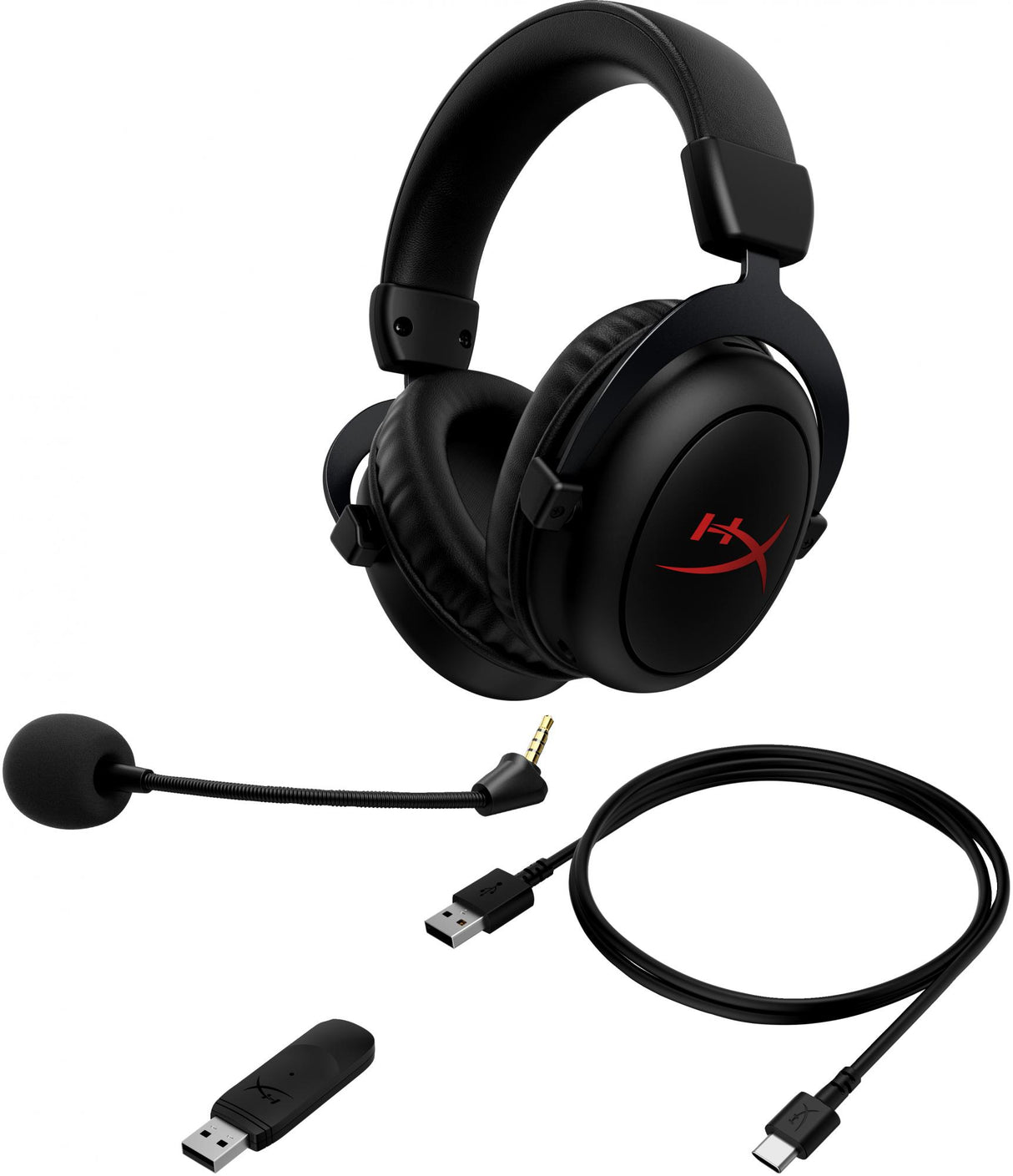 HyperX Cloud II Trådløs Headset Sort Hewlett-Packard