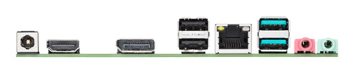ASUS PRO H610T-CSM bagpanel med tilslutninger