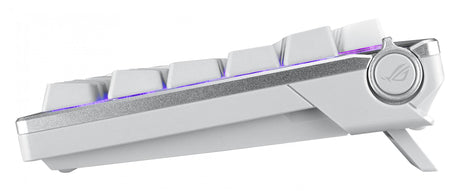 ASUS ROG AZOTH MOONLIGHT WHITE 75% Wireless DIY Custom RGB Gaming Keyboard, NX Red Switches, OLED Display, PBT ASUS